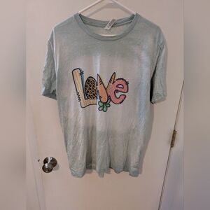 Women's Easter love tee graphic t-shirt